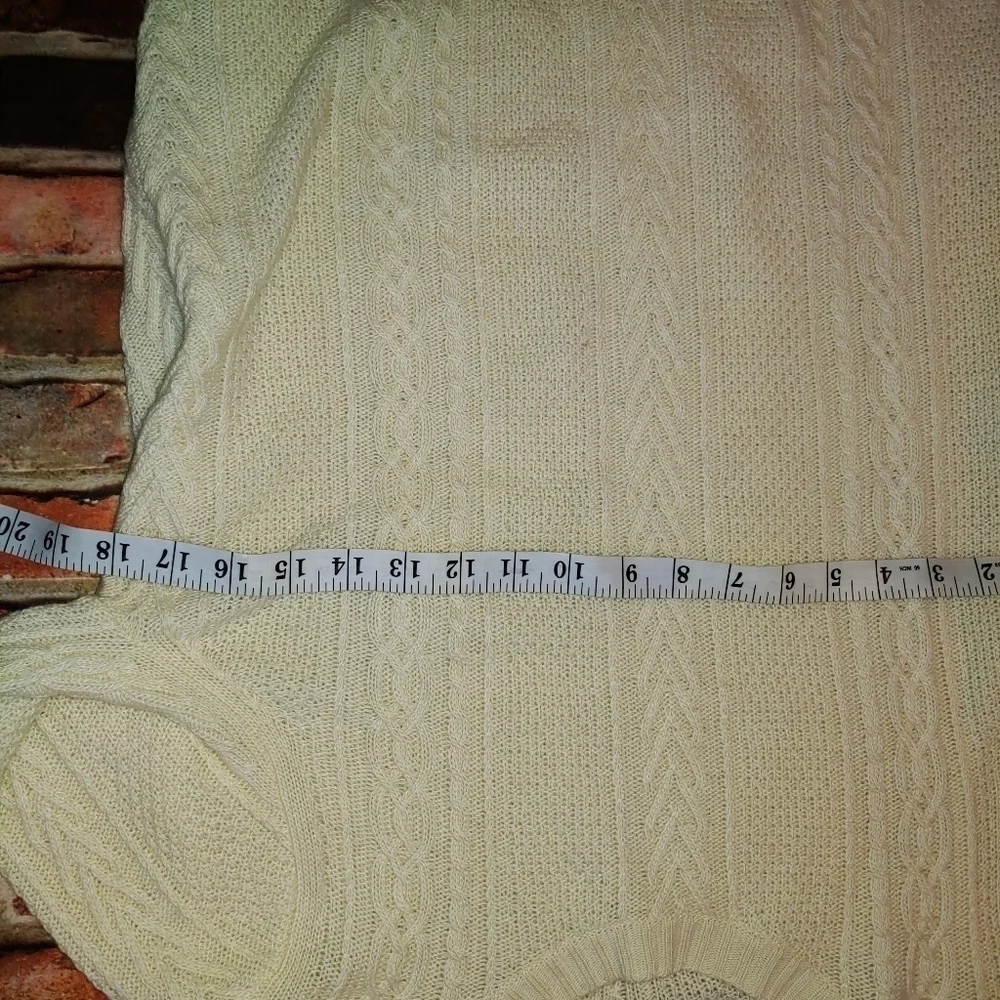 J. Crew Wool Blend Ivory Sweater S